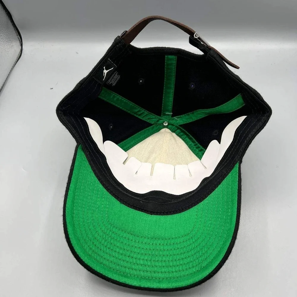 Charlotte Hornets x‎ Air Jordan Hat Men Black NBA Jumpman Strap Back Cap New